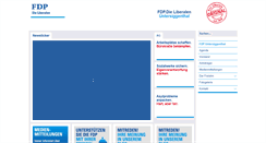 Desktop Screenshot of fdp-untersiggenthal.ch